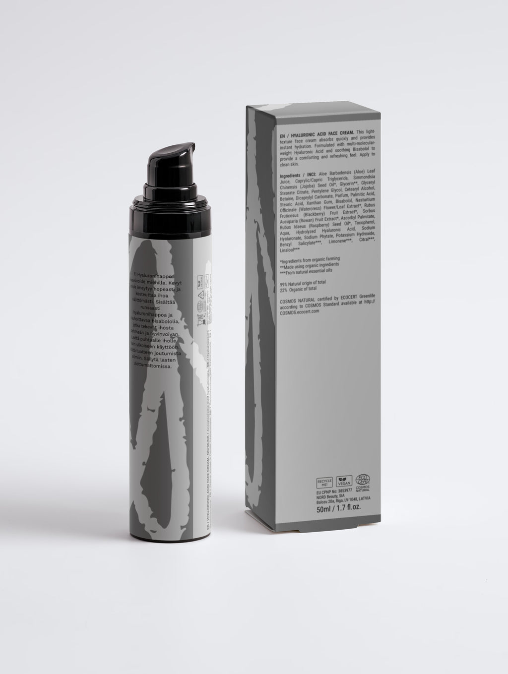 For Men Hyaluronic Acid Face Cream for Men 50 ml