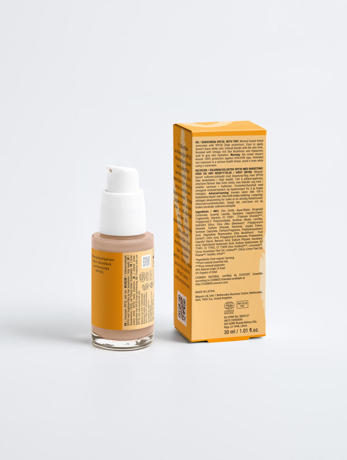 SannaX Sun – Aurinkosuoja SPF30 sävyllä