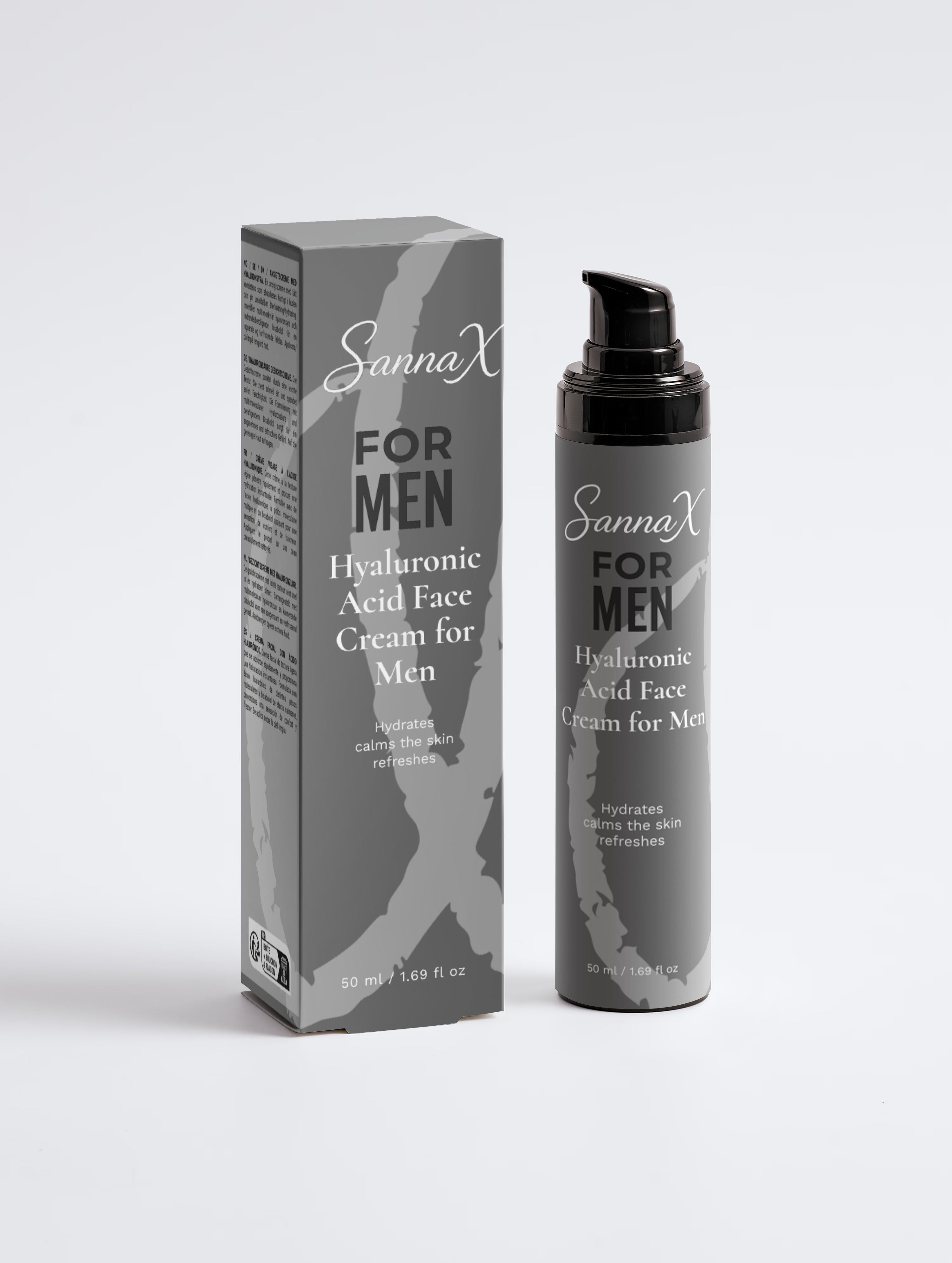 For Men Hyaluronic Acid Face Cream for Men 50 ml