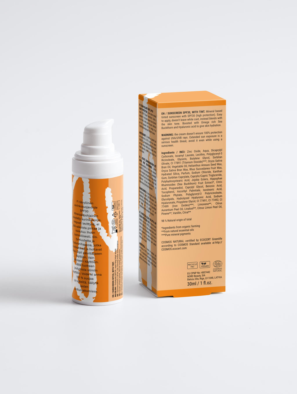 Sun Sunscreen SPF30, with tint