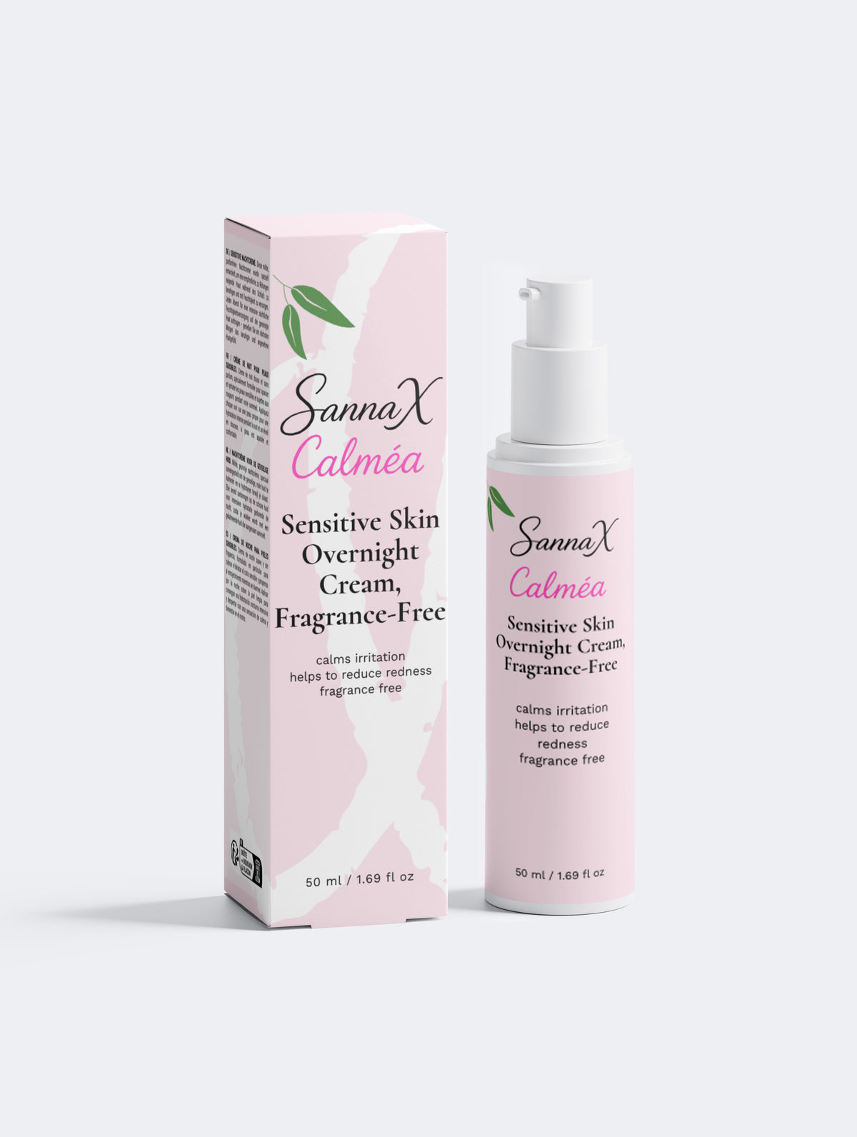 Calméa Sensitive Skin Overnight Cream 50 ml, Fragrance Free