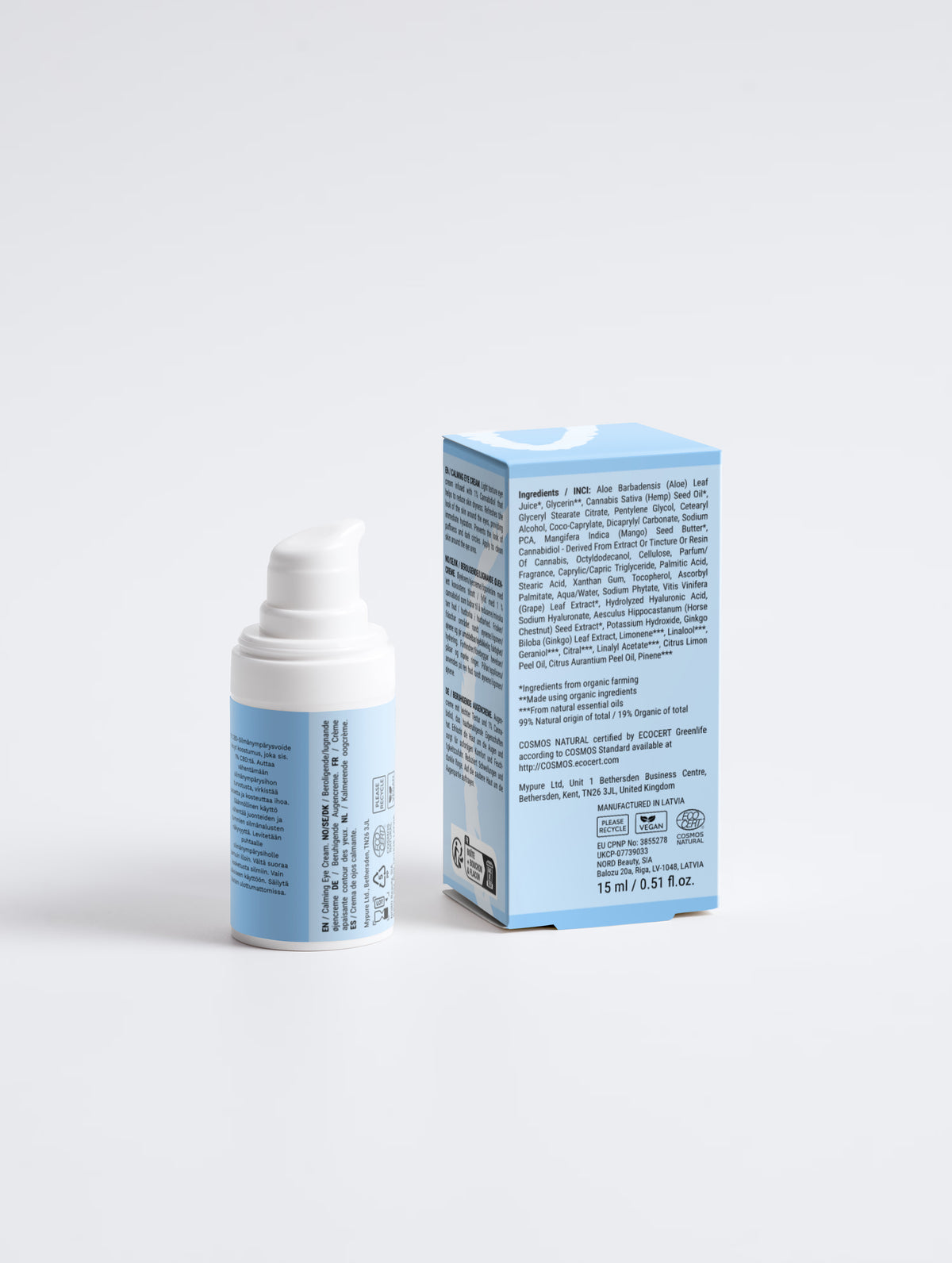 Esséa Calming Eye Cream 15 ml, sis. CBD 1 %