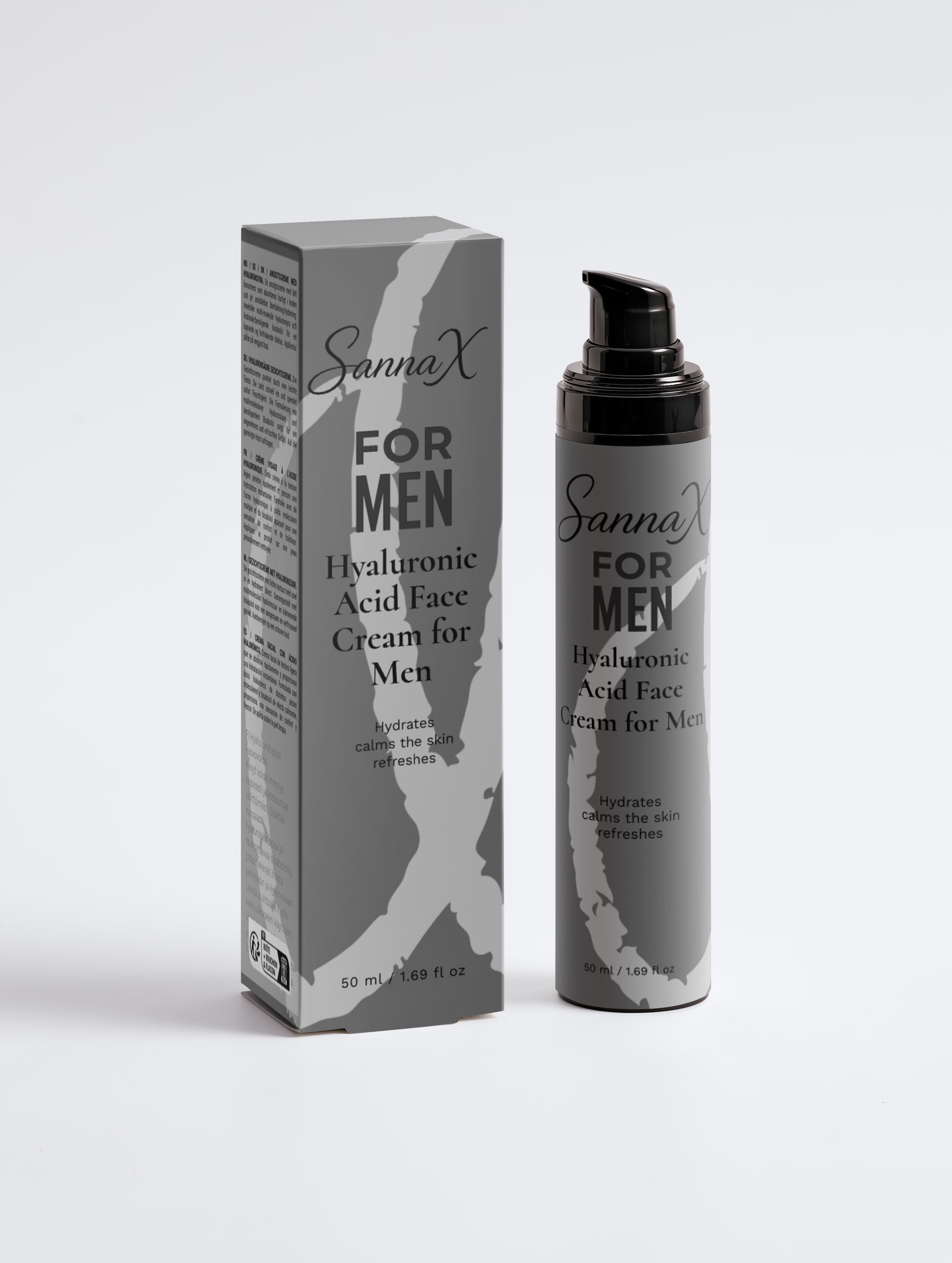 For Men Hyaluronic Acid Face Cream for Men 50 ml