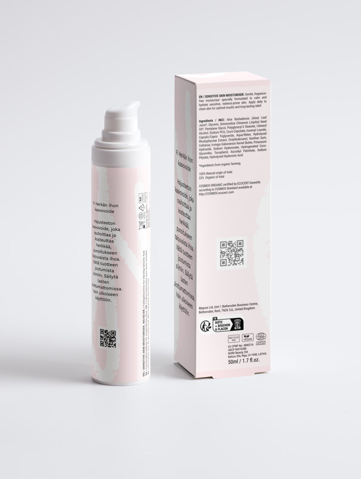 Calméa Sensitive Skin Moisturiser 50 ml, Fragrance Free