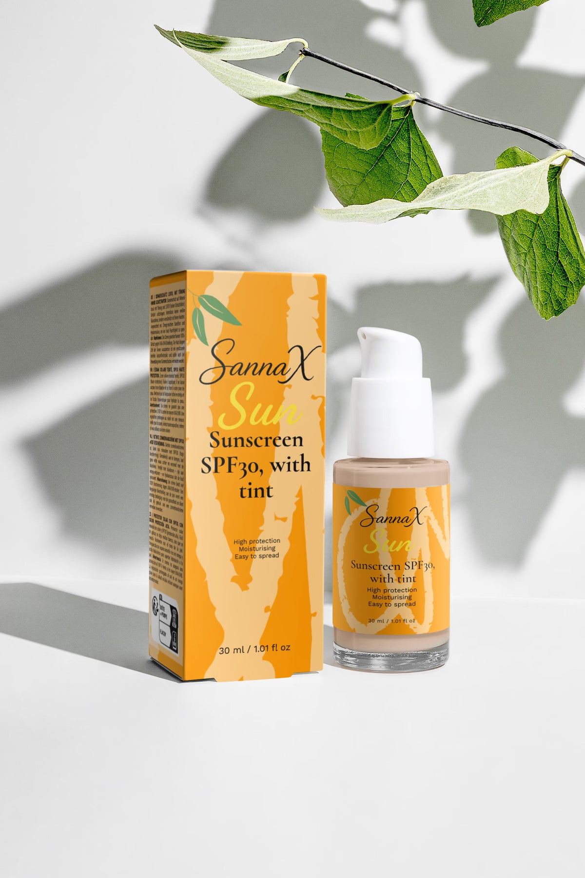 SannaX Sun – Aurinkosuoja SPF30 sävyllä