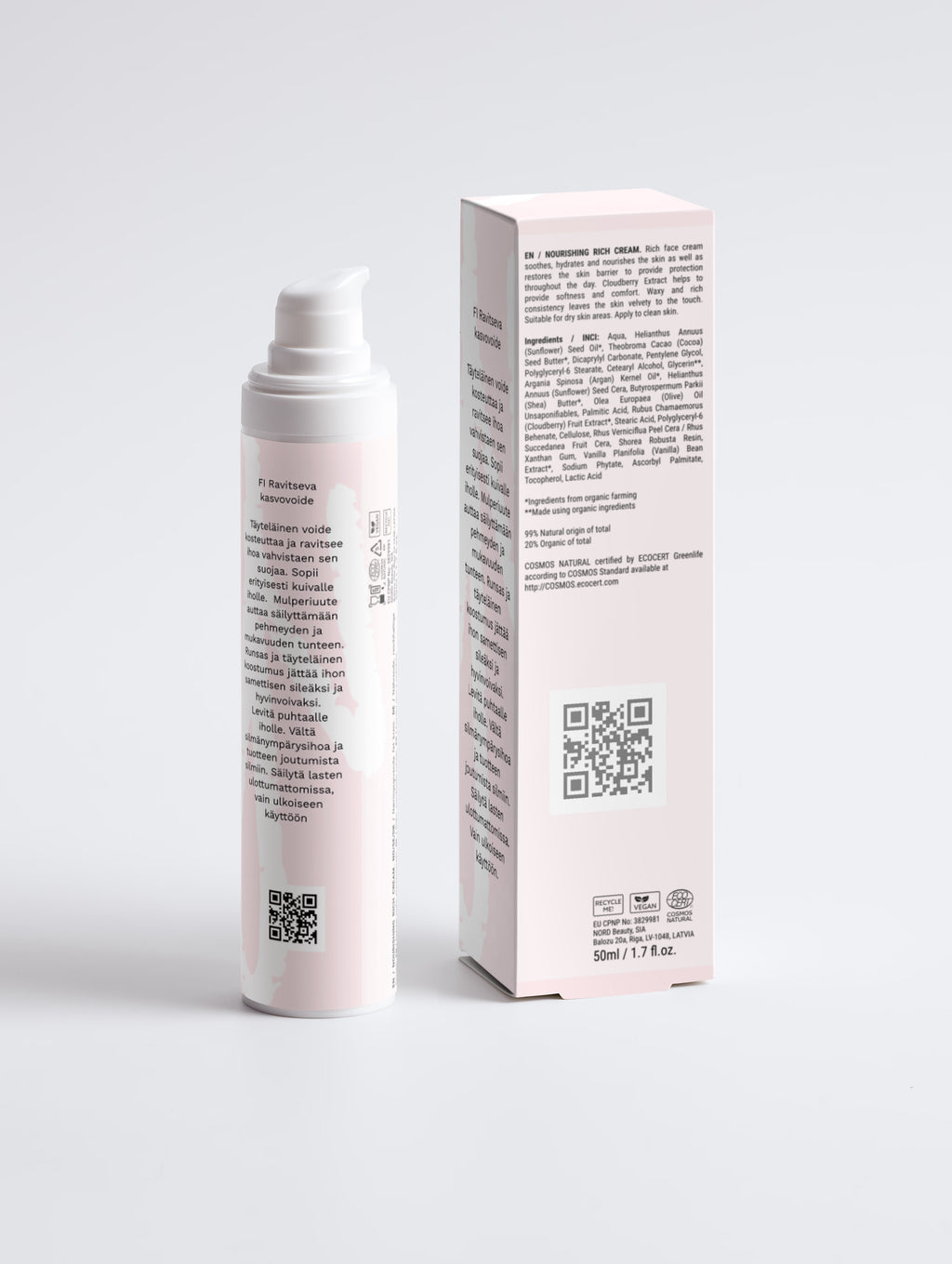 Calméa Nourishing Rich Cream 50 ml, Fragrance Free