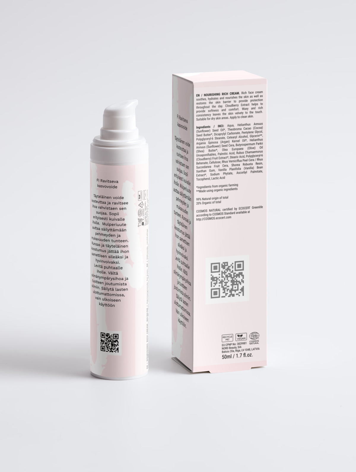 Calméa Nourishing Rich Cream 50 ml, Fragrance Free